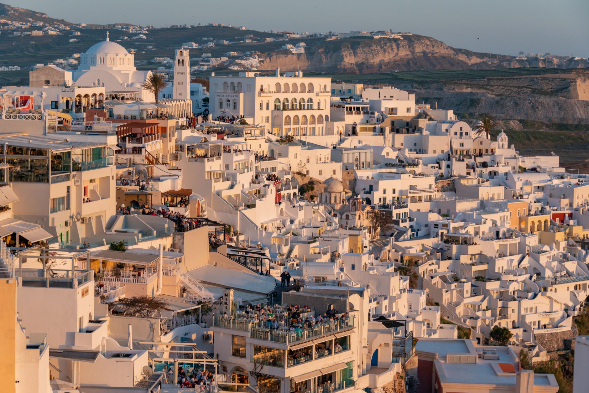 Avis et statut de la Taverne Nikos à Santorini